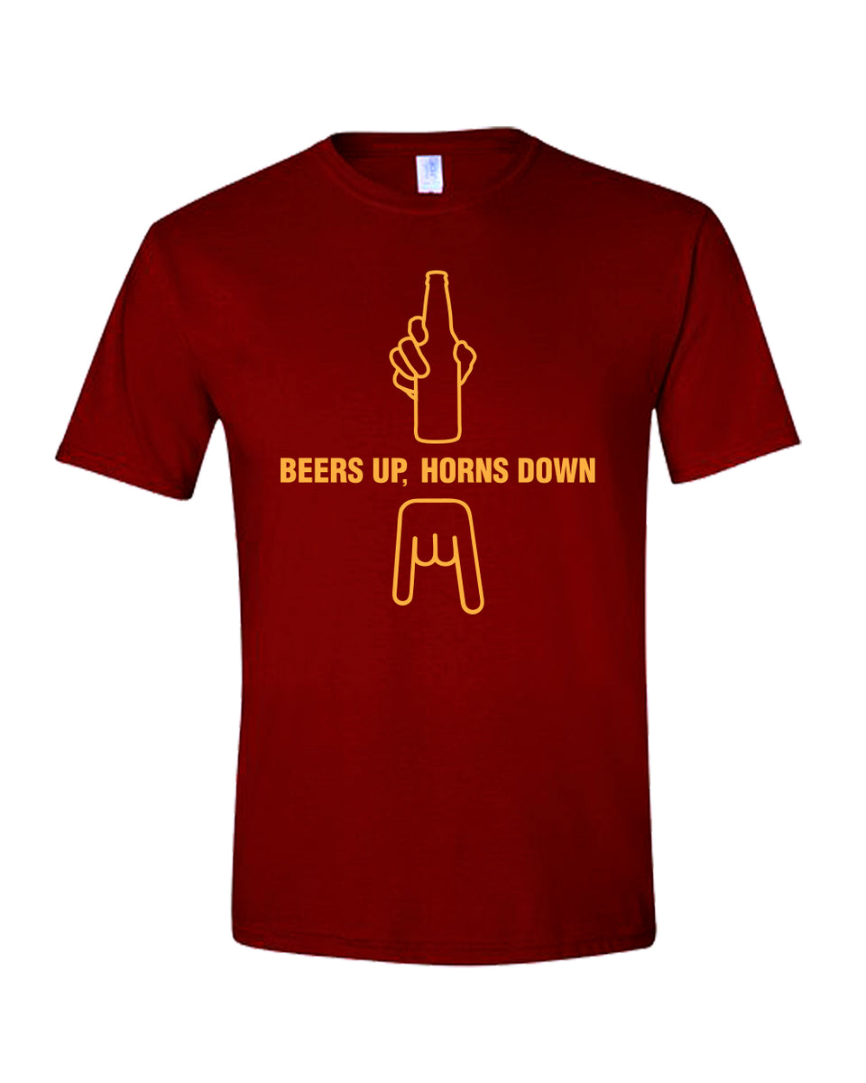 Beers Up, Horns Down (Iowa State) Horns Down Shop