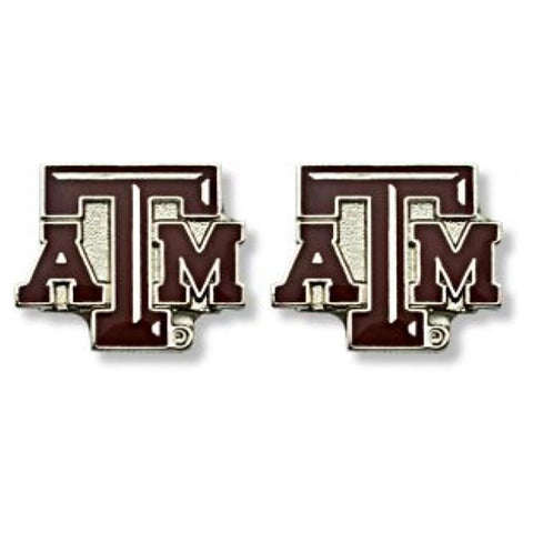 Texas A&M Post Earrings