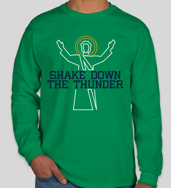 TD Jesus - Shake Down the Thunder Long Sleeve T-Shirt