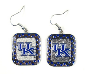 University of Kentucky Polka Dot Earrings