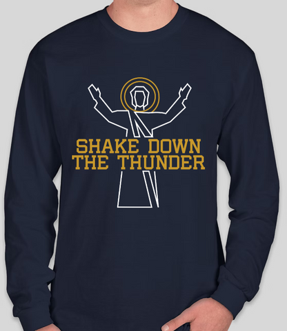 TD Jesus - Shake Down the Thunder Long Sleeve T-Shirt