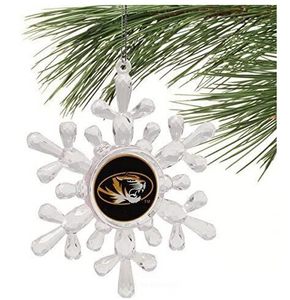 Mizzou Acrylic Snowflake Ornament